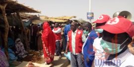 Tchad - Covid-19 : La Croix-rouge s'implique dans la sensibilisation. © Abba Issa/Alwihda Info