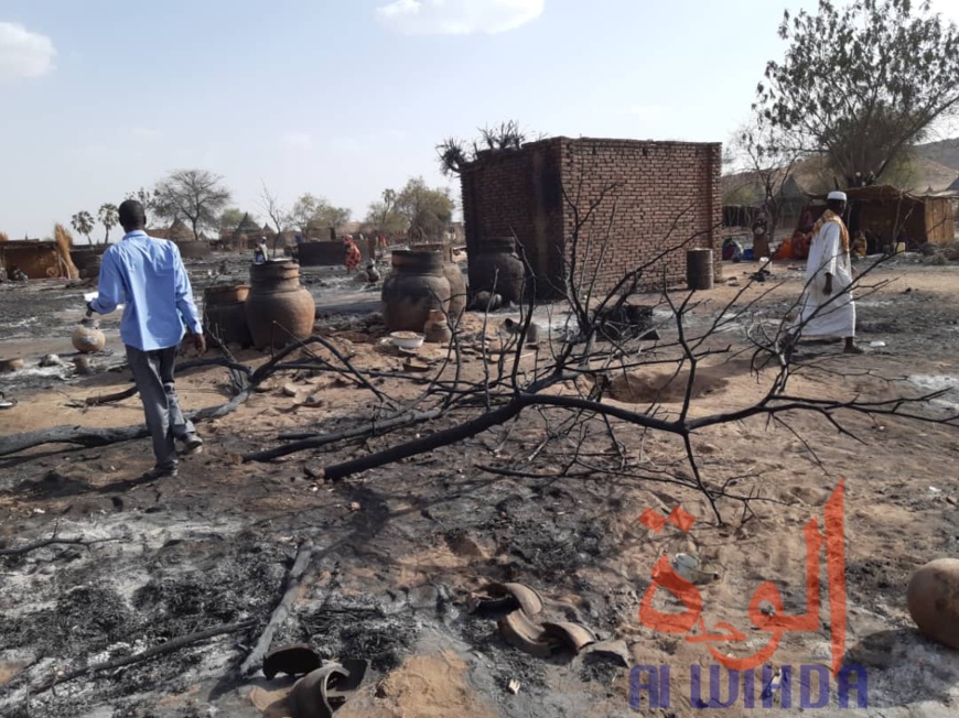 Tchad : un incendie ravage 417 cases dans un village à l'Est. © Alwihda Info