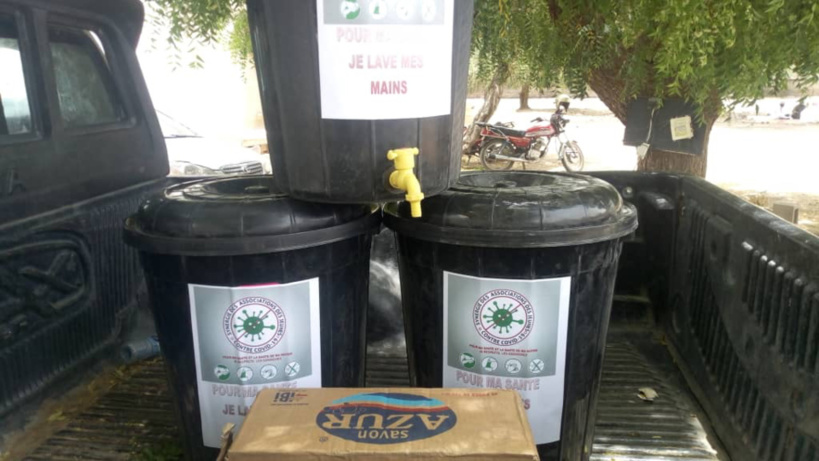 Tchad - Covid-19 : la sensibilisation s'invite dans les commissariats et marchés. © Malick Mahamat/Alwihda Info
