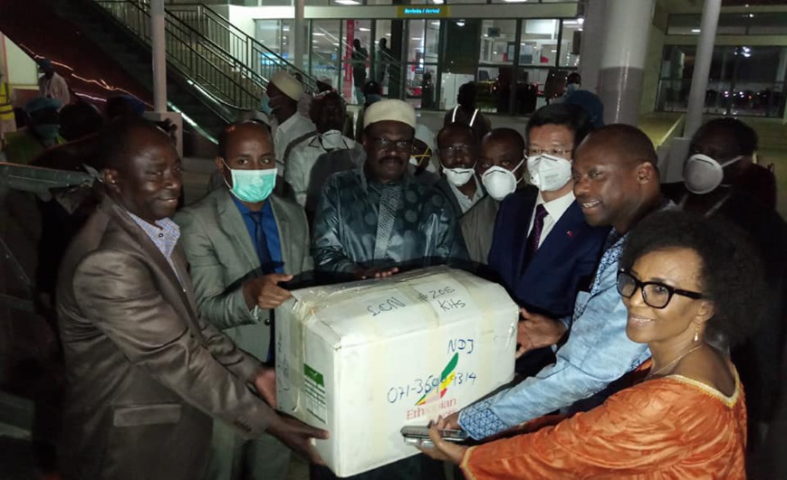 Covid-19 : Le Tchad réceptionne un important don en provenance de Chine. © DR/Min.SP