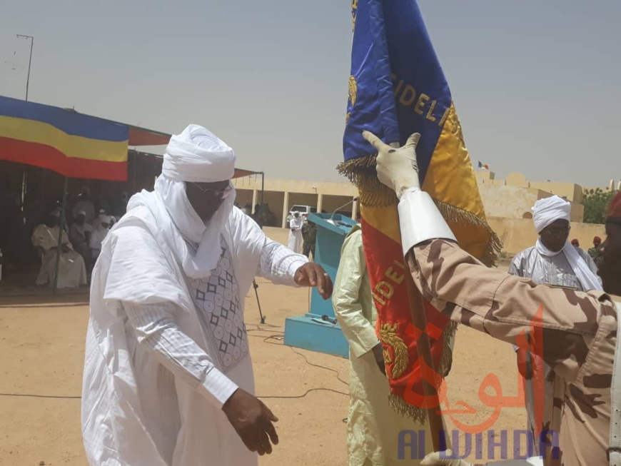 Tchad : le général Brahim Seid Mahamat installé à la tête du Ouaddaï. © Alwihda Info Tchad : le général Brahim Seid Mahamat installé à la tête du Ouaddaï. © Alwihda Info