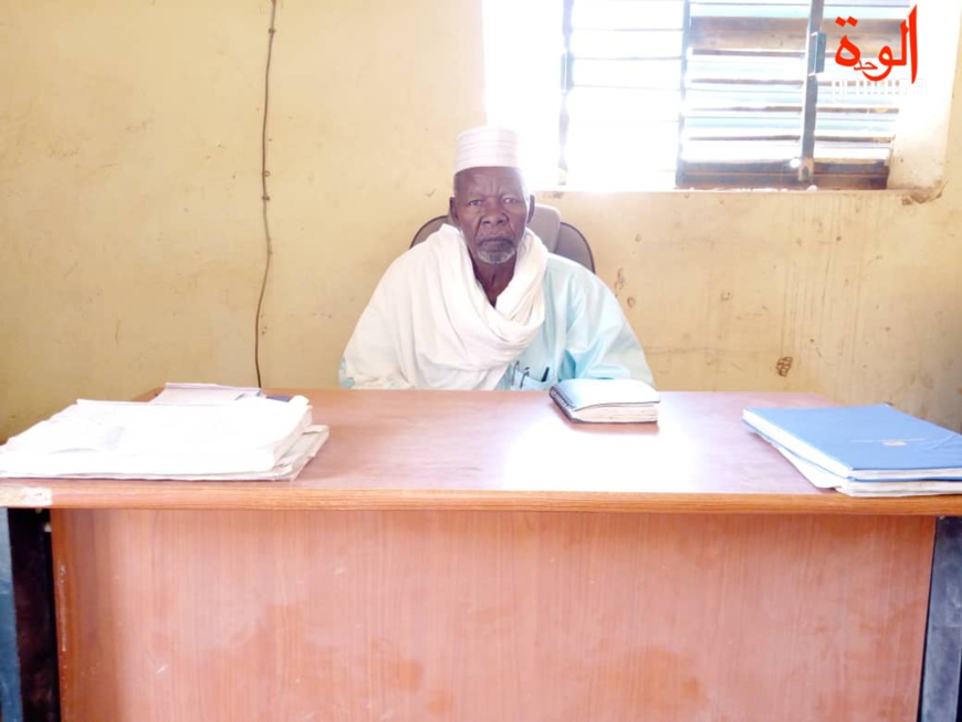 Le sultan du Dar Sila, Sa Majesté Seid Brahim Moustapha. © Mahamat Issa Gadaya/Alwihda Info