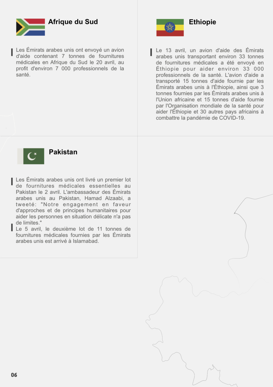 Les efforts des Émirats Arabes Unis pour lutter contre le Covid-19