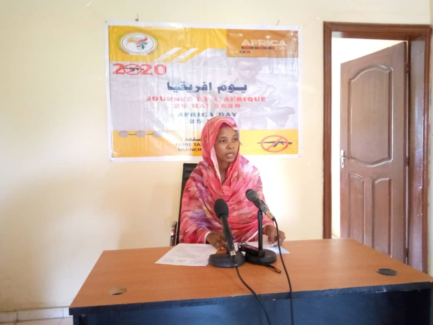 La vice-présidente de l'ECOSOCC-UA, Amalkher Djibrine Souleymane. © Kelvin Djetoyo/Alwihda Info