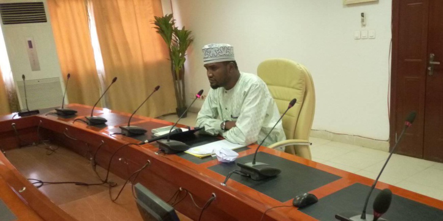 Le ministre en charge de la défense et de la sécurité, le général Mahamat Abali Salah. © MinDef