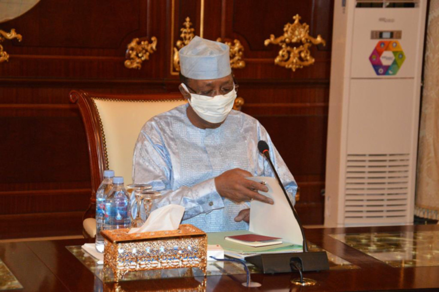 Le chef de l'État Idriss Déby, le 3 juin 2020. © PR