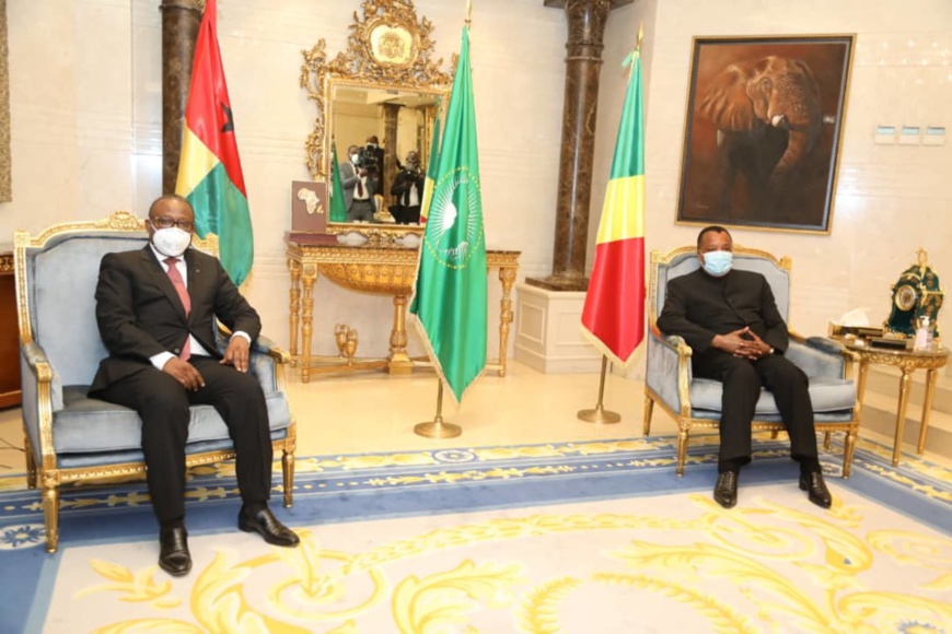 Tête-à-tête Umaro Sissoco Embaló - Denis Sassou N'Guesso