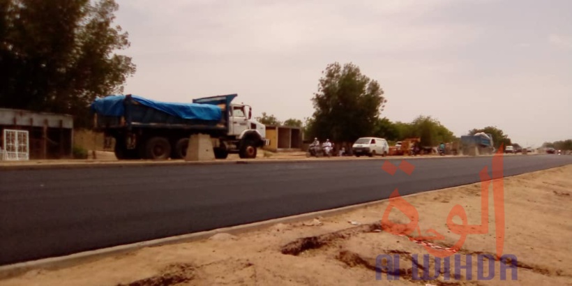 Tchad : à N'Djamena, des travaux routiers en phase de finition Tchad : à N'Djamena, des travaux routiers en phase de finition