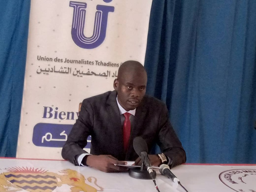 Le président de l'UJT, Abbas Mahmoud Tahir.