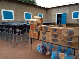 Tchad - Covid 19 : Un important don aux églises évangéliques de Moundou. © Golmem Ali/Alwihda Info Tchad - Covid 19 : Un important don aux églises évangéliques de Moundou. © Golmem Ali/Alwihda Info