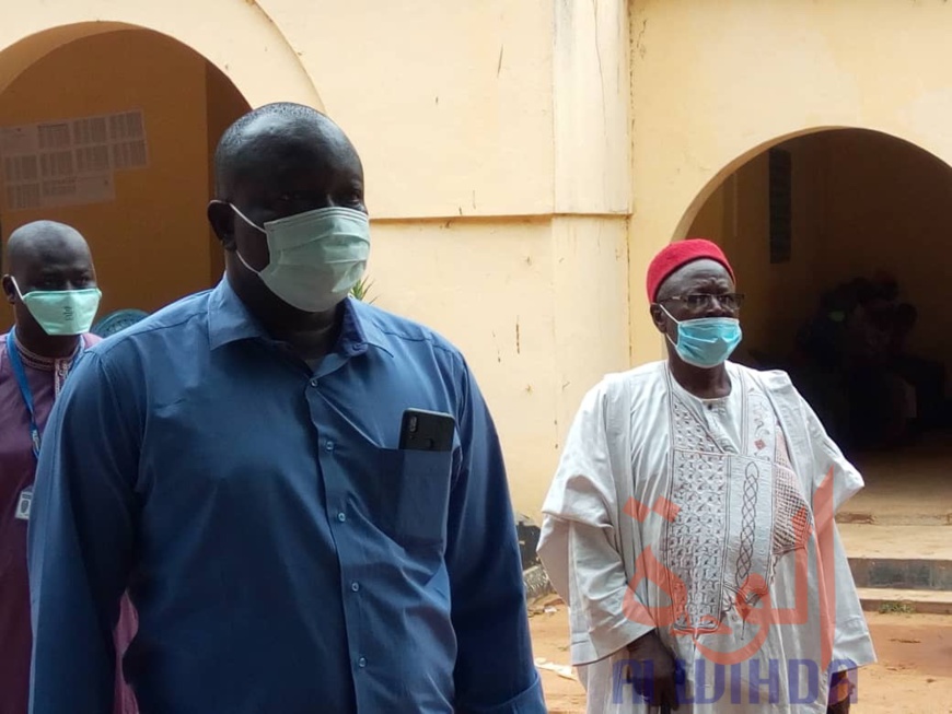 Tchad : au Logone Occidental, le comité de lutte contre la Covid-19 réceptionne du matériel. © Golmem Ali/Alwihda Info