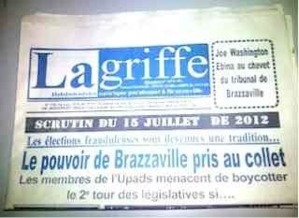 Congo: Le directeur du journal "La Griffe" est menacé