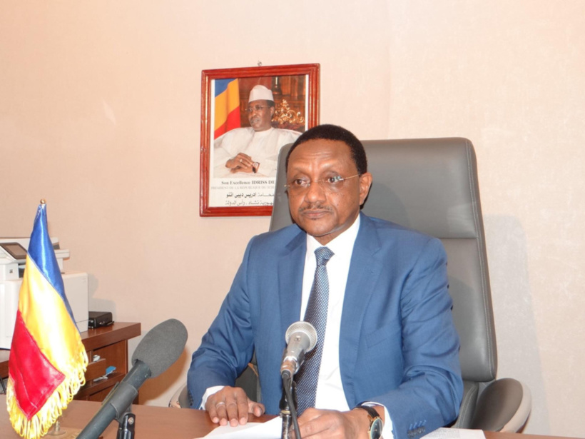 Le ministre de la Communication et porte-parole du gouvernement, Chérif Mahamat Zene. © Min.Com