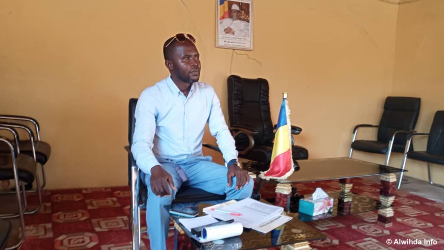 Le chef d'antenne de l'Office national de la jeunesse et des sports (ONAJES) de la province de Sila, Hilaire Memndigngar © Mahamat Issa Gadaya/Alwihda Info