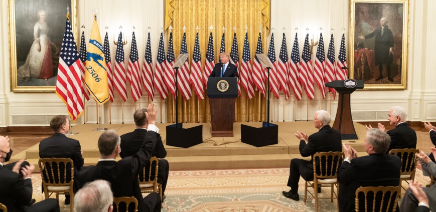 USA : Donald Trump annonce être testé positif au COVID-19. Illustration © Donald Trump/Twitter