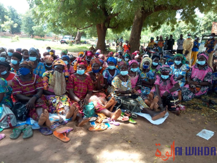 Tchad : à Ngorkosso, la CENI reçoit un appui en véhicules et groupes électrogènes. © Golmem Ali/Alwihda Info