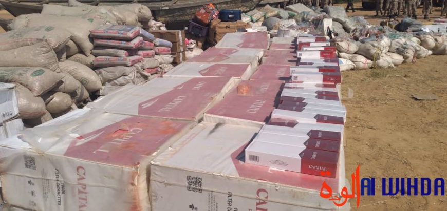 Tchad : des produits illicites saisis par les services des douanes Tchad : des produits illicites saisis par les services des douanes