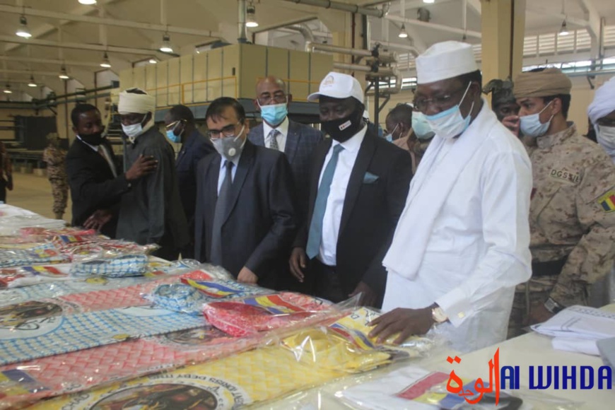 Tchad : la nouvelle société des textiles inaugurée à Sarh. © Malick Mahamat/Alwihda Info