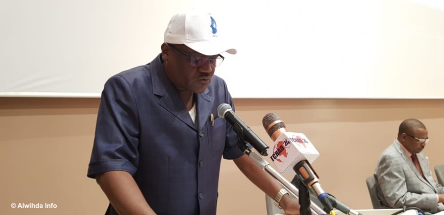 Le président de la CASHIDO, Mahamat Digadimbaye. © Ben Kadabio/Alwihda Info Le président de la CASHIDO, Mahamat Digadimbaye. © Ben Kadabio/Alwihda Info