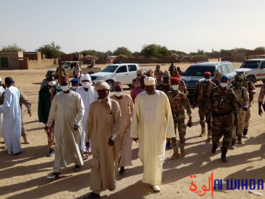 Tchad : le nouveau préfet d'Abougoudam installé au Ouaddaï. © Abba Issa/Alwihda Info