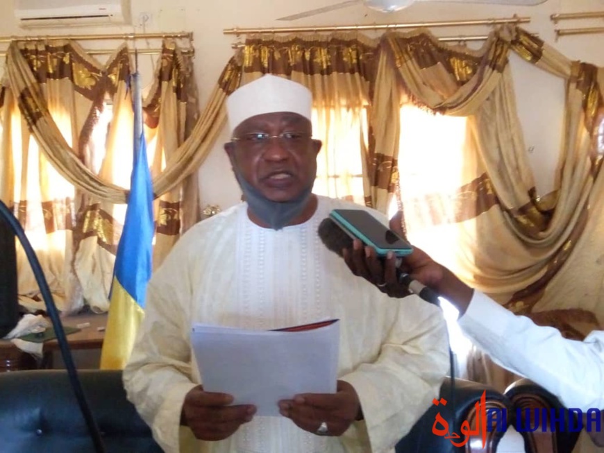 Tchad : le nouveau préfet d'Abougoudam installé au Ouaddaï. © Abba Issa/Alwihda Info