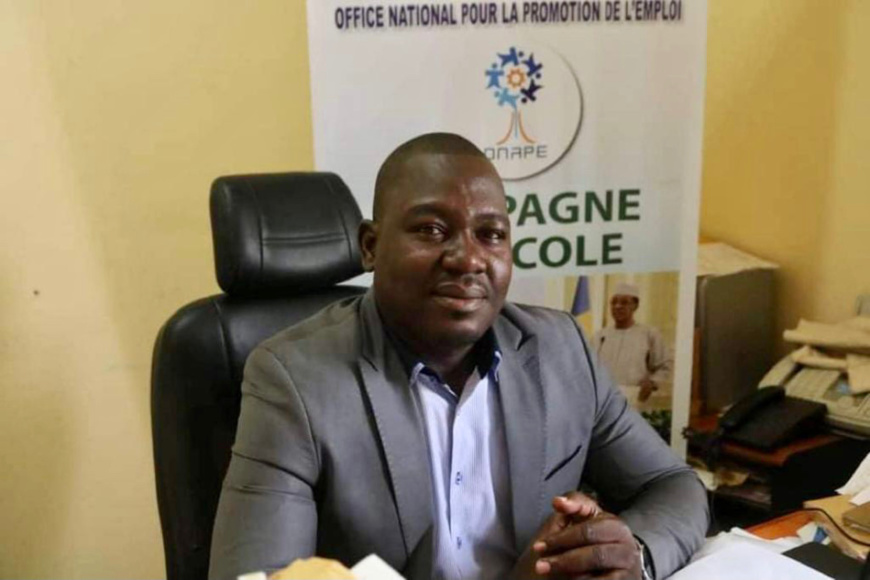Le chef de bureau de l'ONAPE de Moundou, Mayanga Fabrice. © Golmem Ali/Alwihda Info