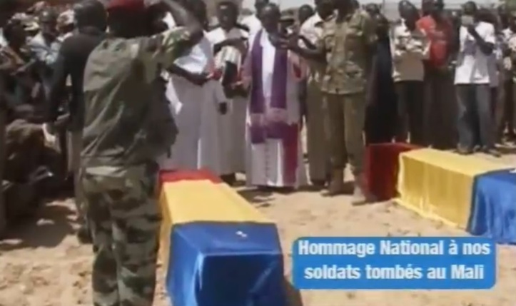 Le Tchad rend hommage à ses soldats tombés au Mali
