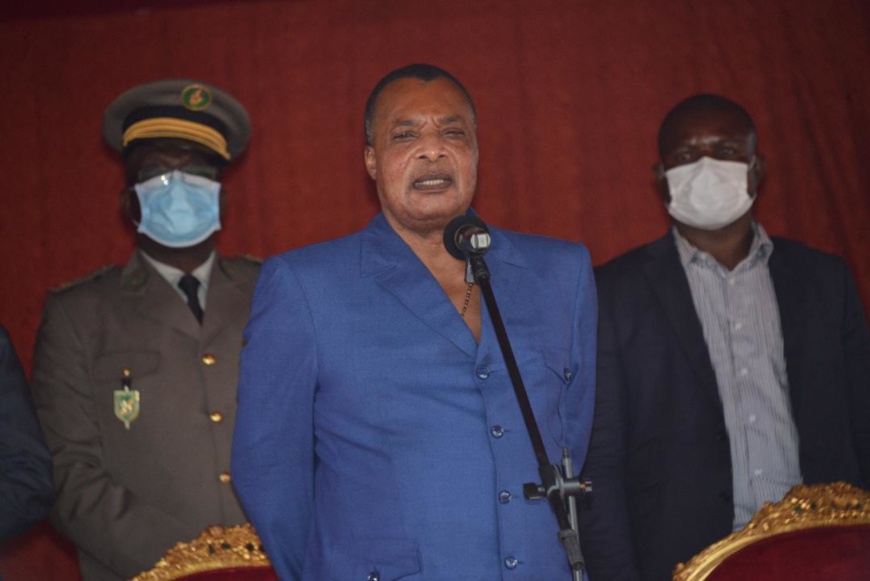 Denis Sassou N'Guesso répondant aux sages et jeunes du Niari
