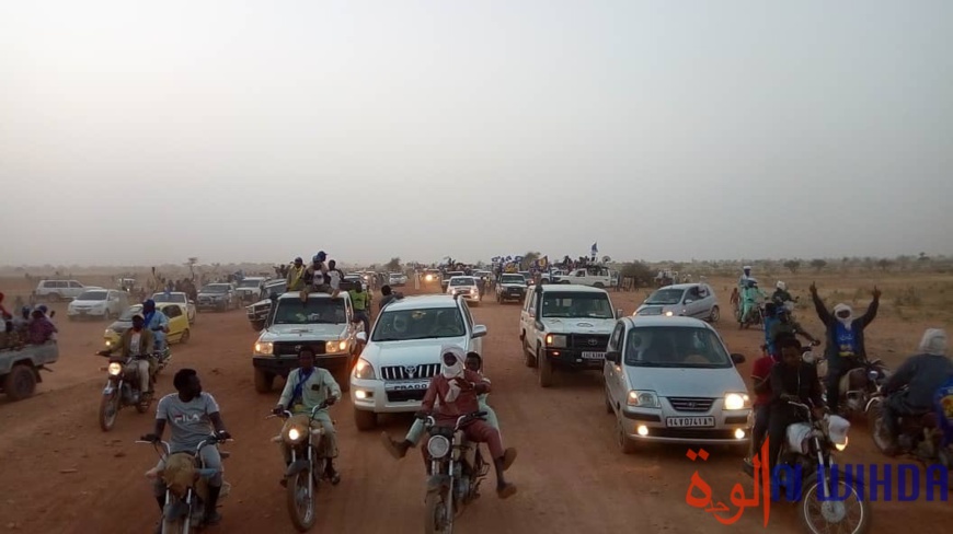 Tchad : le chef de mission du MPS au Ouaddaï, Alio Abdoulaye Ibrahim, accueilli à Adré Tchad : le chef de mission du MPS au Ouaddaï, Alio Abdoulaye Ibrahim, accueilli à Adré