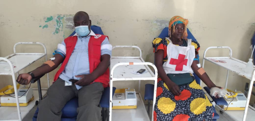 Tchad : des volontaires donnent leur sang au Centre de transfusion sanguine Tchad : des volontaires donnent leur sang au Centre de transfusion sanguine