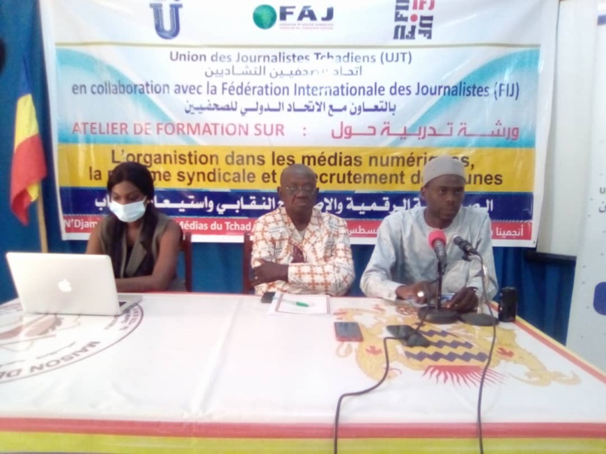 Tchad : l'UJT forme les journalistes sur l'organisation dans les médias numériques Tchad : l'UJT forme les journalistes sur l'organisation dans les médias numériques
