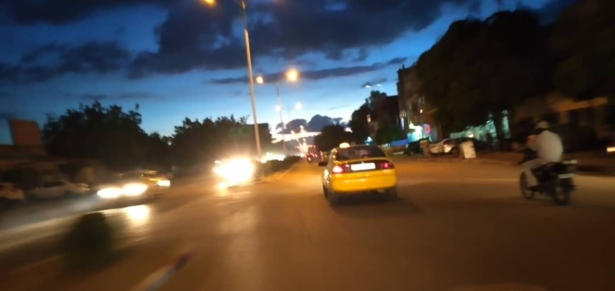 La tombée de la nuit dans la ville de N'Djamena. Illustration © M.A.K/Alwihda Info