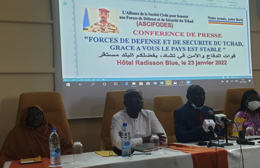 Tchad : l'ASCIFODES annonce une manifestation de soutien à l'armée le 2 février Tchad : l'ASCIFODES annonce une manifestation de soutien à l'armée le 2 février