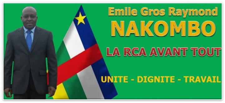RCA/Candidature à la Présidence de la Transition : La Profession de Foi d'Emile Gros Raymond