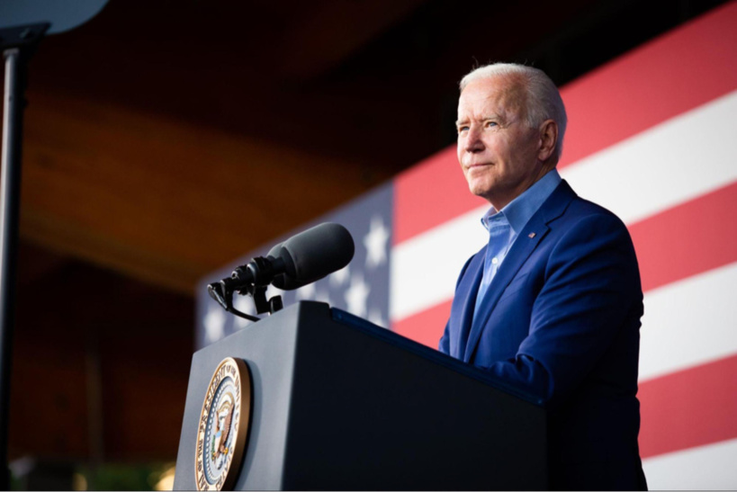 Ukraine : "une attaque injustifiée des forces armées russes", dénonce Biden. © White House