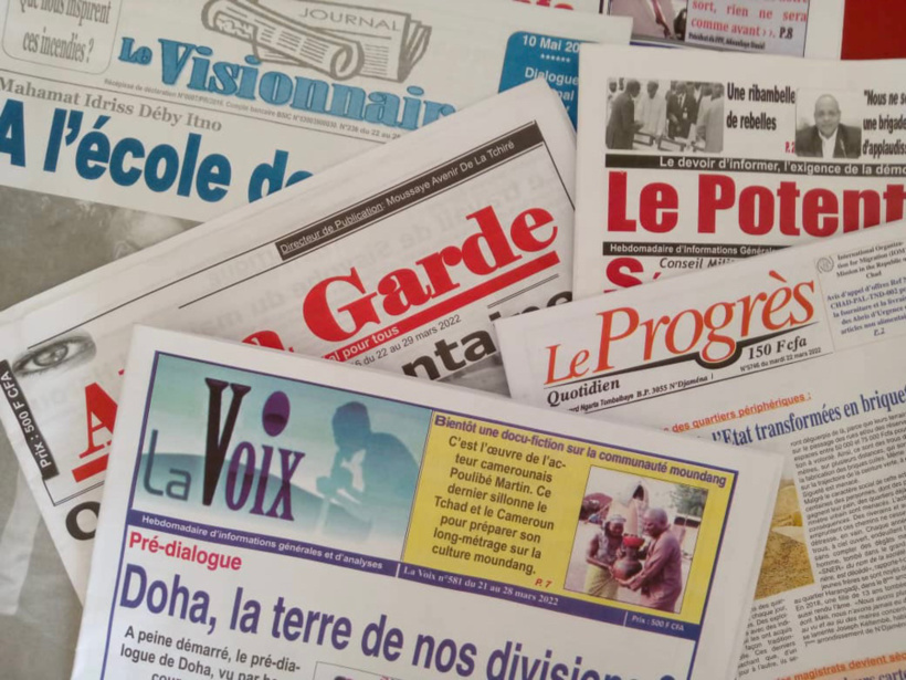 Tchad : la revue de la presse du 21 au 27 mars 2022 Tchad : la revue de la presse du 21 au 27 mars 2022