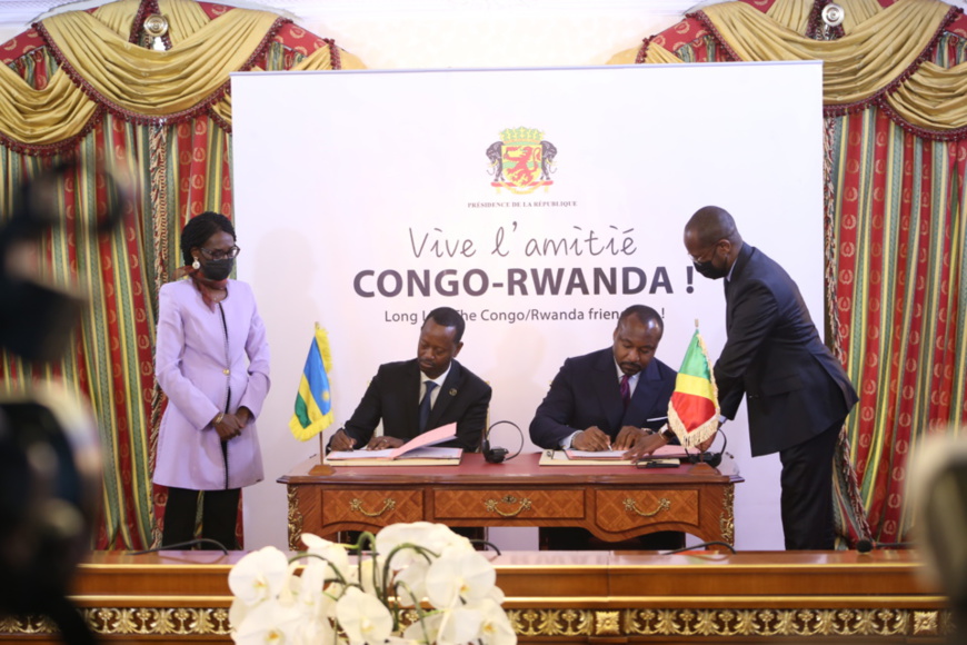 Signature d'accords entre le gouvernement rwandais et congolais Signature d'accords entre le gouvernement rwandais et congolais