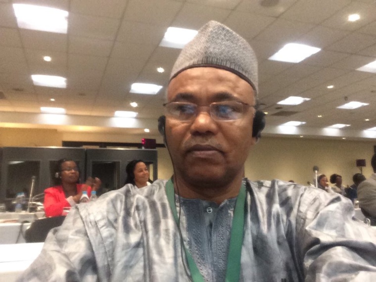 Ahmat Yacoub Dobio lors du sommet des médiateurs en Afrique du Sud Ahmat Yacoub Dobio lors du sommet des médiateurs en Afrique du Sud