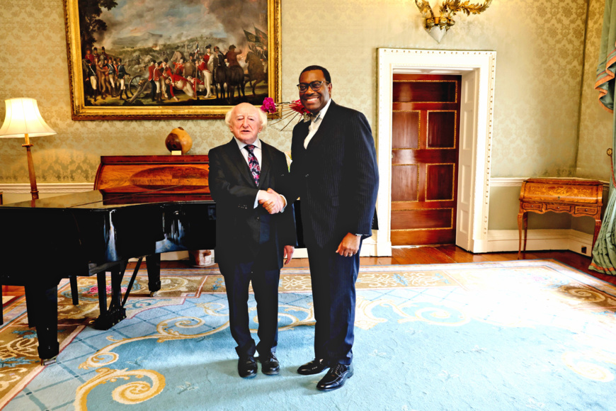 Il faut davantage investir en Afrique : l’appel d’Akinwumi Adesina aux milieux d’affaires irlandais Il faut davantage investir en Afrique : l’appel d’Akinwumi Adesina aux milieux d’affaires irlandais