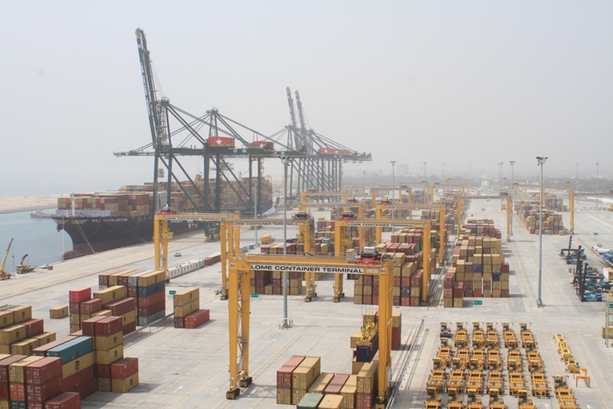Photo d’entreposage au Port autonome de Lomé. © DR Photo d’entreposage au Port autonome de Lomé. © DR