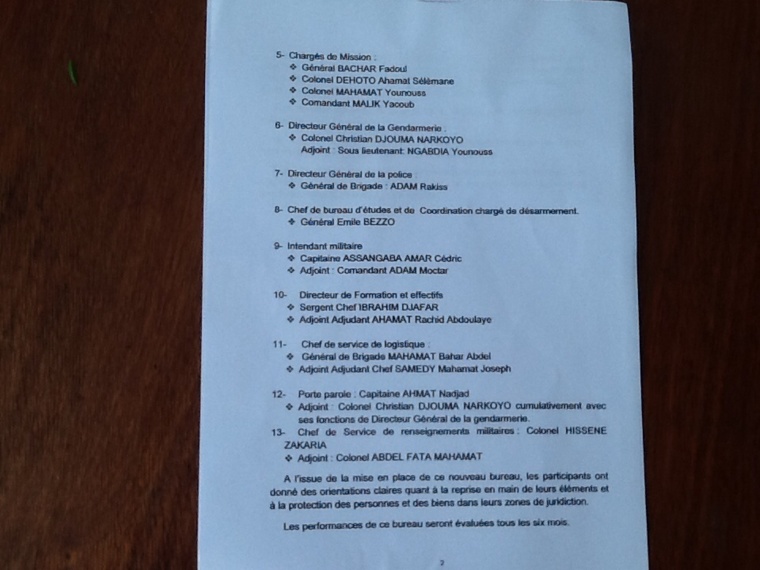 Centrafrique : La Séléka vient d'éviter une implosion Centrafrique : La Séléka vient d'éviter une implosion
