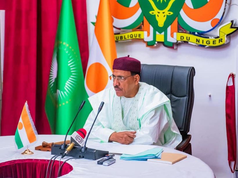 Le président du Niger, Mohamed Bazoum. © PR