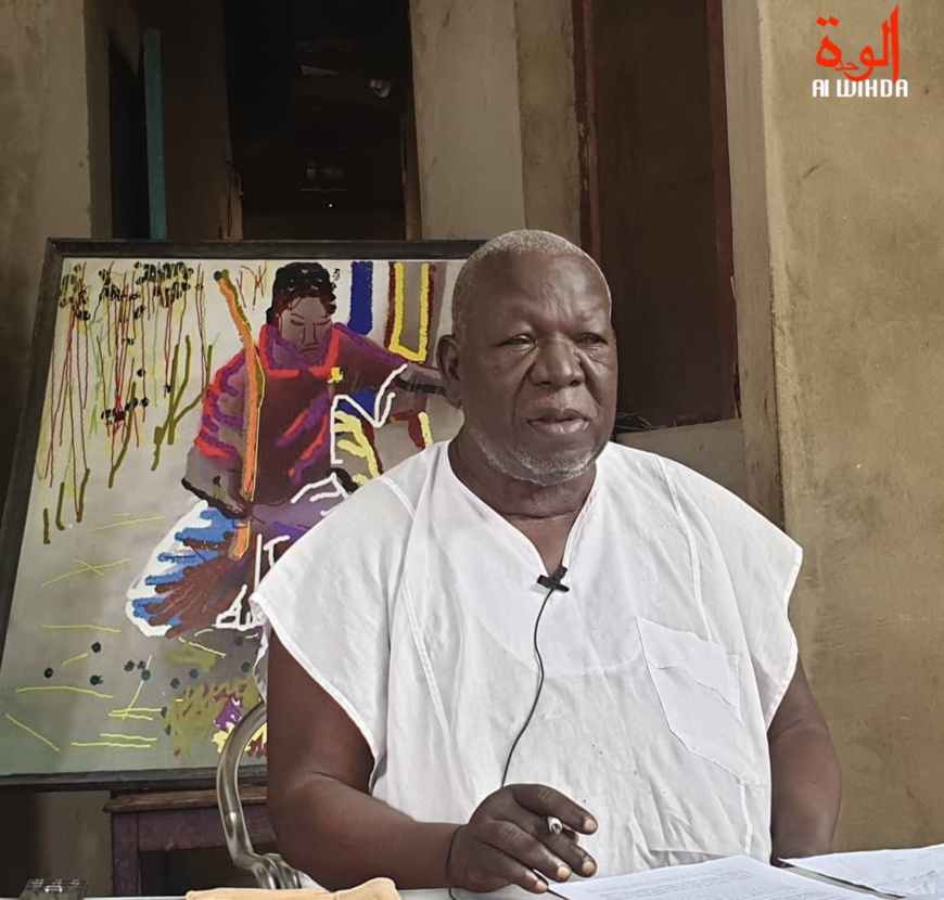 L'écrivain Isaac Tedambé. © Malick Mahamat/Alwihda Info L'écrivain Isaac Tedambé. © Malick Mahamat/Alwihda Info