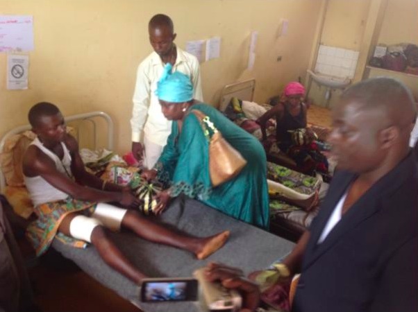 RCA : Visites des victimes de l'attaque de Fatima, "une situation déplorable qui laisse sans voix"