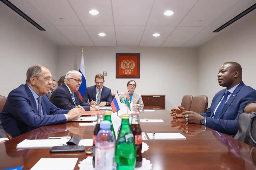 New York : le Burkina Faso et la Russie échangent sur un renforcement de coopération New York : le Burkina Faso et la Russie échangent sur un renforcement de coopération