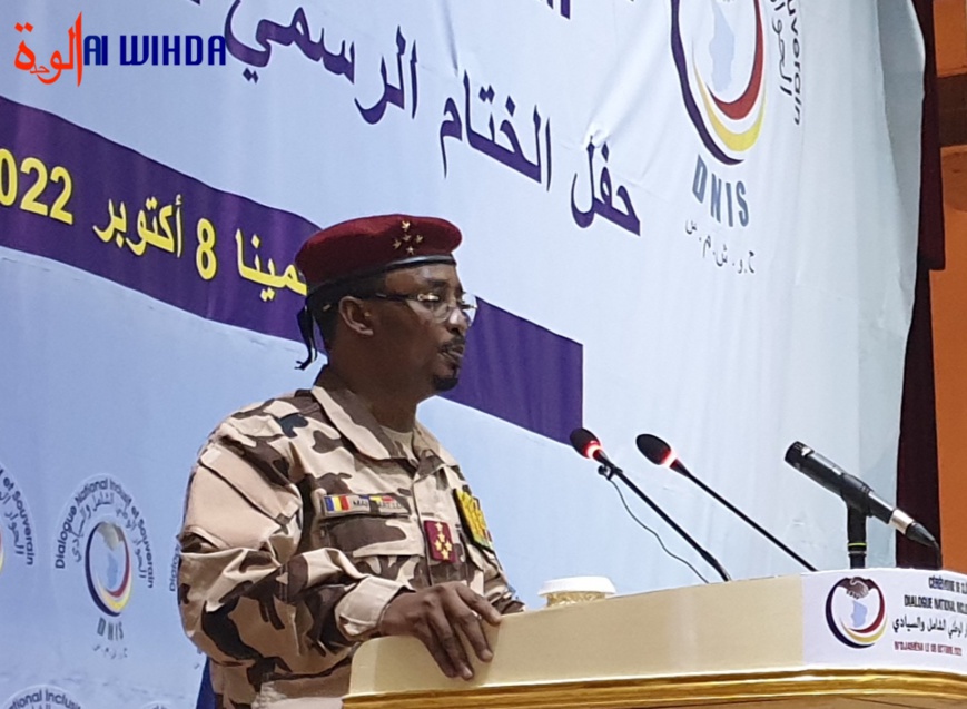 Le président de la transition Mahamat Idriss Deby. © Malick Mahamat/Alwihda Info Le président de la transition Mahamat Idriss Deby. © Malick Mahamat/Alwihda Info