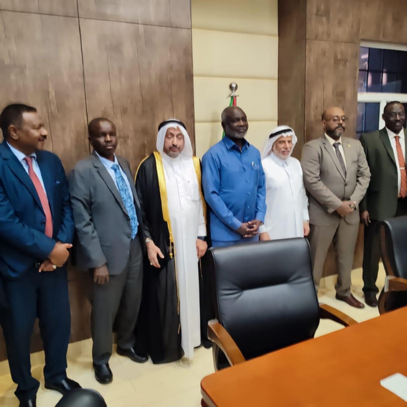 Un accord pour la construction d’un chemin de fer du Port-Soudan à Adré. © Min. Finances Soudan Un accord pour la construction d’un chemin de fer du Port-Soudan à Adré. © Min. Finances Soudan