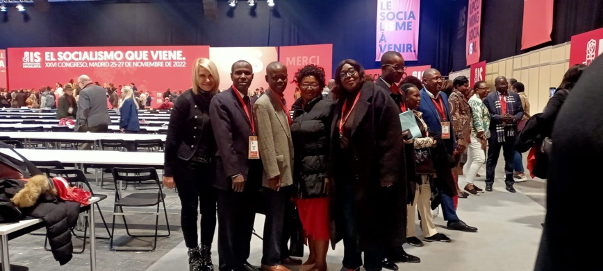 L’UNDR au cœur des thématiques du 26e Congrès de l’Internationale socialiste à Madrid