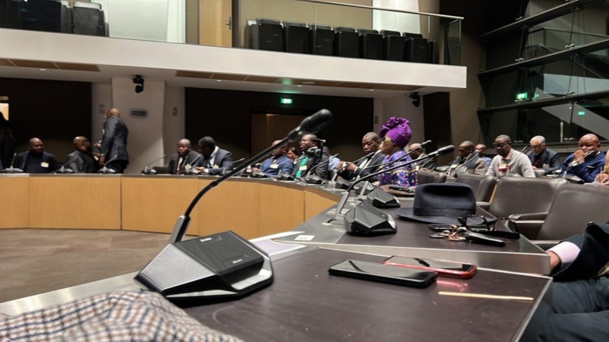 Une vue des participants à la conférence de Paris