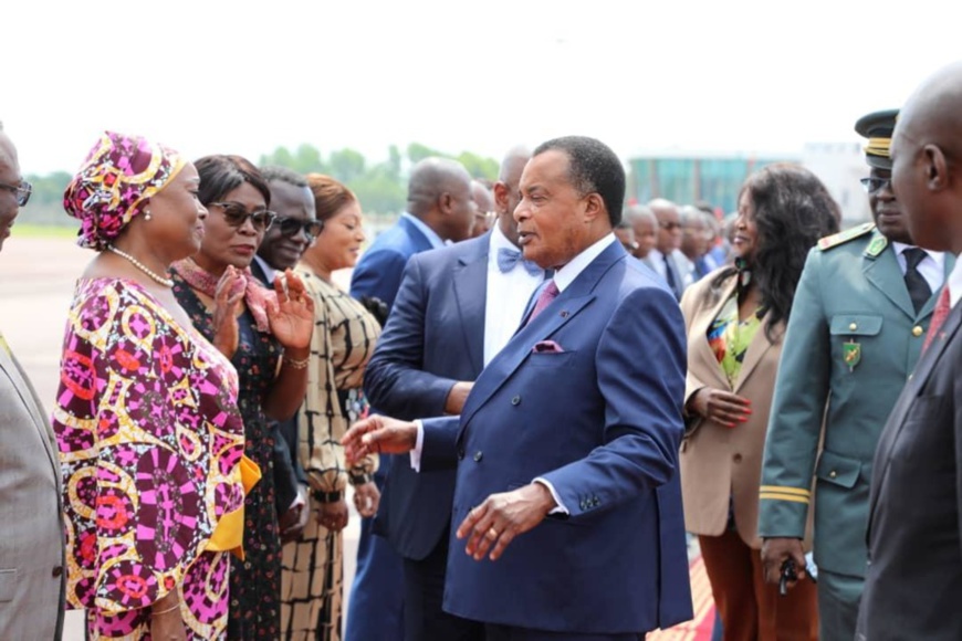 Départ de Sassou N'Guesso pour les USA Départ de Sassou N'Guesso pour les USA